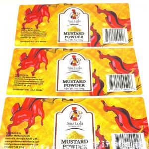 Quality Barcode Glossy Food Packaging Labels Matt Laminated Self Adhesive Sticker Labels for sale