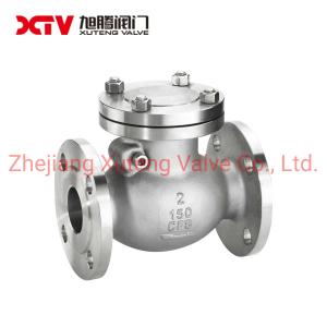 Quality Reversing Function SS316 Flang Swing Check Valve Pn16 H44W with Ddcv Double Lobe for sale