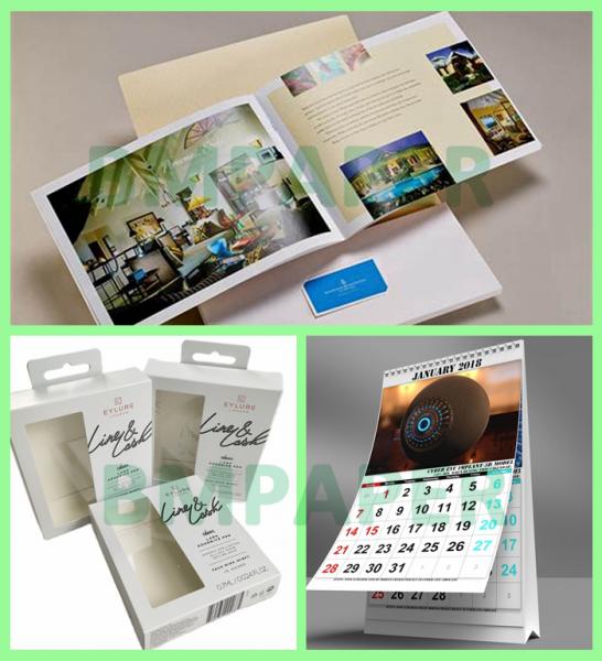250gr 300gr Two Side Coated Glossy Calendar Paper Good Whiteness 1016mm