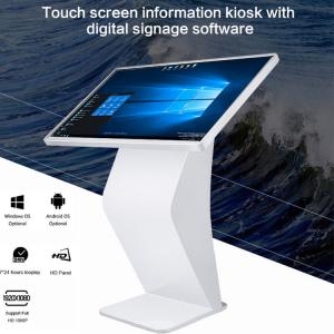 Quality 450nits Touch Screen Kiosk Floor Standing 43 Inch LCD Advertising Player for sale