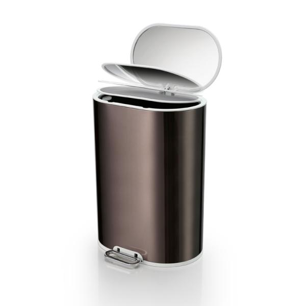 Slim 6 Liter Rustproof Mini Stainless Steel Trash Can