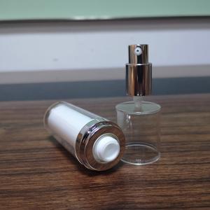 Quality White Empty Cosmetic Airless Lotion Pump Bottle for sale