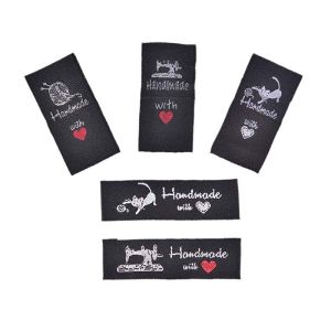 Quality Luxury fashion Damask Clothing Neck Label Tagless Clothing Label Logo Label Clothing for sale