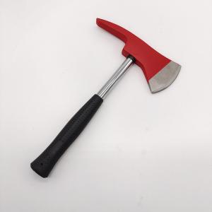 China Steel Short 32cm Fireman Fire Rescue Axe With Plastic Handle on sale