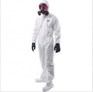China SMS PP Disposable Protective Coverall L  Type 5 Type 6 on sale