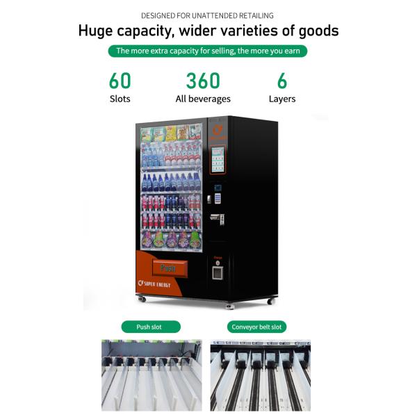 Small Business Idea Vending Machines for Foods and Drinks and Snack Vending Machine for Sale