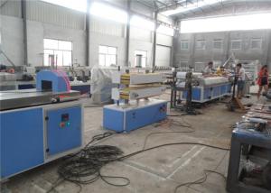 Quality PVC Trunk Plastic Profile Extrusion Line , PVC Wall Panel Plastic Profile Machinery for sale