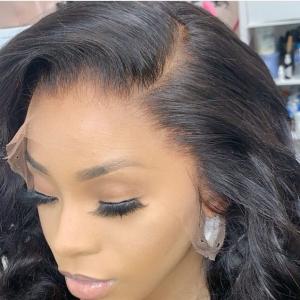 Quality 10A Malaysian Lace Frontal Wig Body Wave 13x4 HD Lace Front Human Hair Wigs for sale