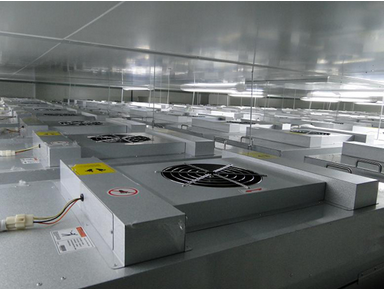 Ceiling Mount HV Fiberglass HEPA Fan Filter Unit For Clean Room