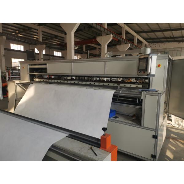 380V 3400mm Width Knife Pleat Machine 30KW Preheating Power