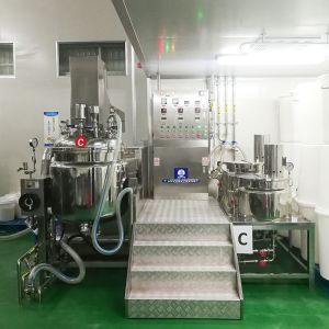 Quality 0-3600rpm Cosmetic Mixing Equipment Lotion Maker Machine Customized for sale