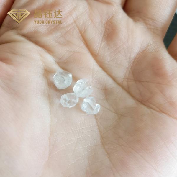 Round HPHT Lab Grown Diamonds LGD Uncut Lab Created Diamond For Making Jewelry