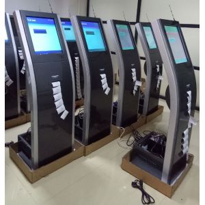 Quality Computerized Token Number Management Queuing System With Ticker Dispenser Machine for sale