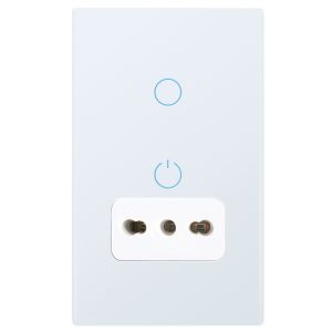 Buy cheap Residential 1 Gang Wifi Switch Socket Italian Standard Plug Type from wholesalers