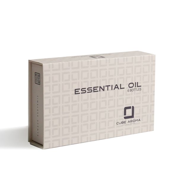 Grey Board And Coated Paper Gift Box With Magnetic Closur Lid And Black EVA Insert