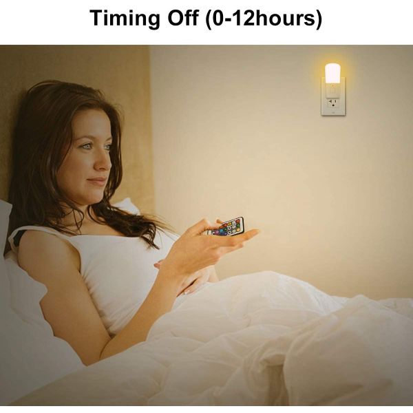 EMC LVD FCC Led Color Changing Night Light / RGB Dimmable Plug In Night Light