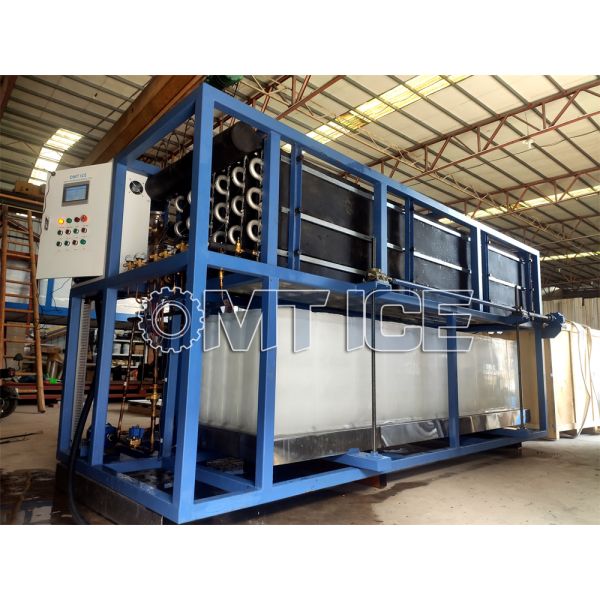 Hygienic Stainless Steel Commercial Ice Block Making Machine Automated