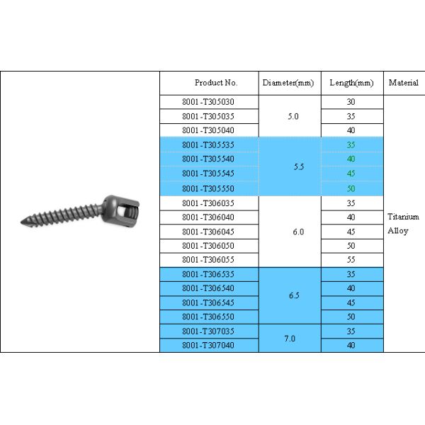 U-Multi-AxialPedicle Screw, Orthopedic Implant