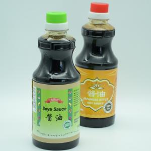 Quality 250ml Chinese Style Jade Bridge Soy Sauce Light Dark For Supermarket for sale