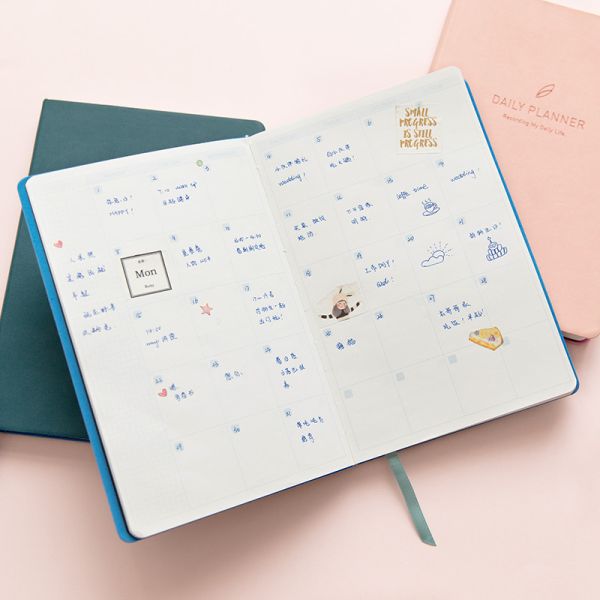 Multi Color PU Leather Notebook , 100 G Cream Pages Fancy Journals Notebooks