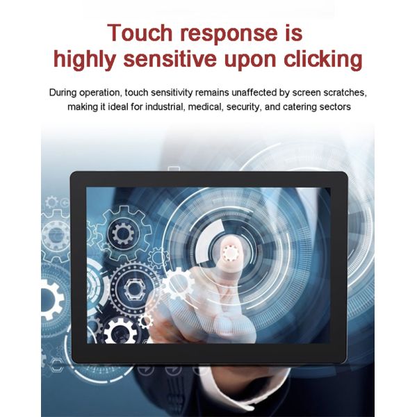 3mm Bezel 17 Inch High Brightness Sunlight Readable IP65 Waterproof Android Embedded Industrial Computers with Capacitive Touch IPC