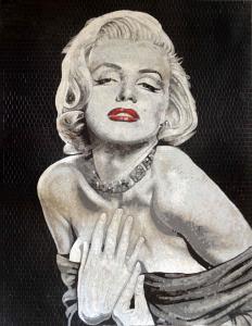Quality Handmade Marilyn Monroe Mosaic Art Patterns Glass Mosaic Tile Art Mirror For Wall Painting for sale