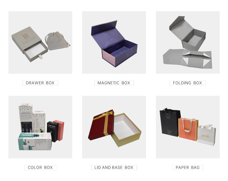 Custom Small Luxury Black Cardboard Paper Box Fashion Jewelry Gift Drawer Slide Packaging Box With Your Own Logo