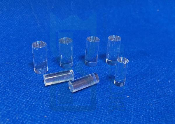 Polishing Transparent Quartz Glass Fused Silica Rod For Fiber Bar