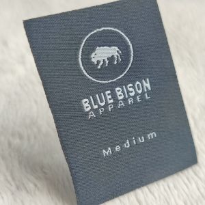 Buy cheap Factory Custom Luxury T Shirt Brand Logo Fashion Satin Woven Labels for Diy from wholesalers