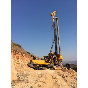 37 m / 45 m Drilling Depth Bored Pile Equipment , Foundation Drill Rigs 34 T