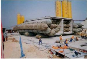 Quality Floating Marine Salvage Airbags Black Vessels Rescue Boat Lifting Airbags for sale
