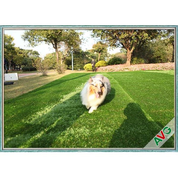 Balcony Banquet Pet Artificial Turf Fire Resistant SBR-Latex / PU Backing