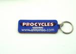 Slogan public sign design key chain custom trademark logo keychain wholesale for