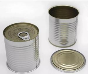 China 100ML Food Custom Tin Cans With Easy Open / Peel Lid Pressitin Can on sale