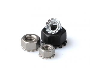 China Zinc Plated Steel& Stainless Steel Locknut with External-Tooth Lock Washer K Locknuts on sale