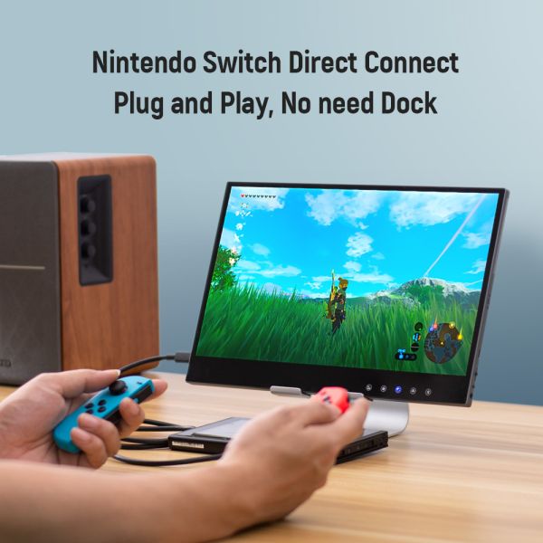 Hopestar 11mm 15.6 Inch Computer Monitor 1080P Full HD IPS Touch Screen Monitor