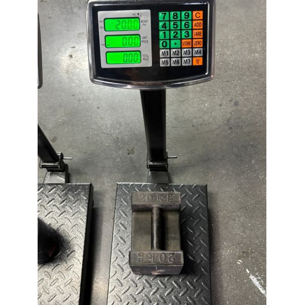 Industrial Waterproof Electronic Digital Scale 150-500KG Bench Weighing Steel Platform 0.1g Accuracy LCD Display OEM ODM