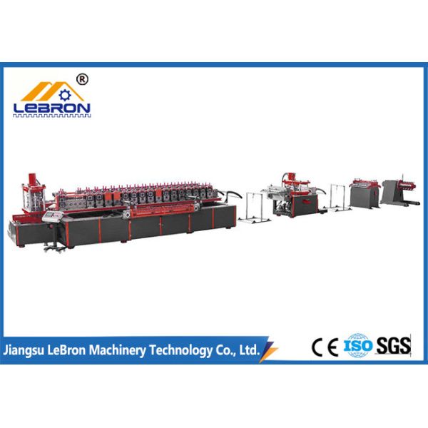 High Speed Steel Channel Roll Forming Machine 18 Stations For Solar Strut