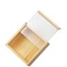 Transparent Acrylic Lidded Wooden Box For Jewelry Customization for sale