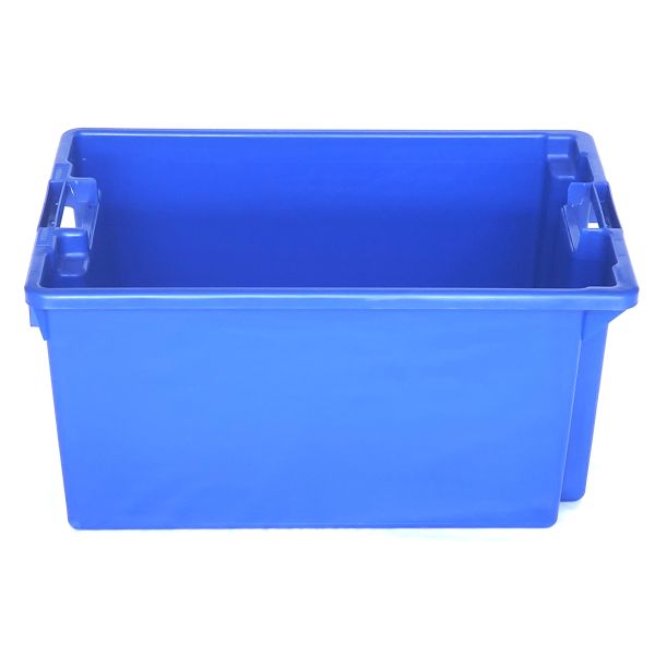 Mushroom Plastic Moving Crates Stackable Food Storage Bins Turnover Crate