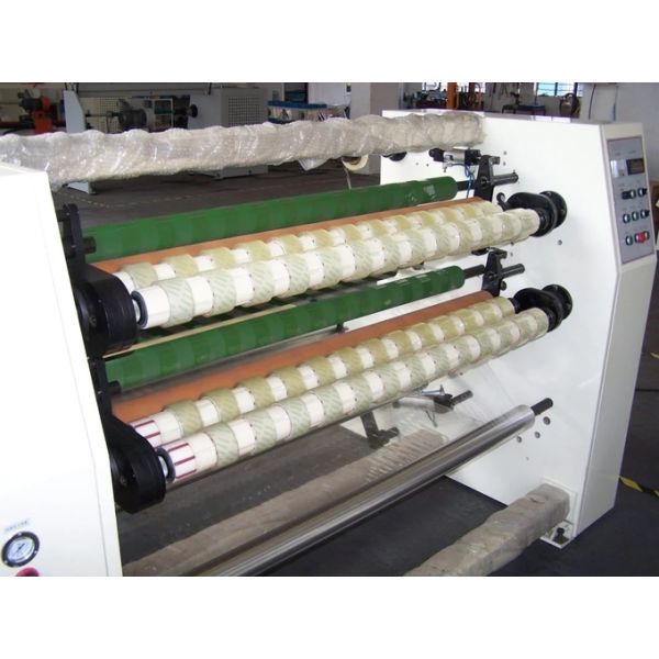 Four Shafts Tape Slitting Making Machine For Bopp Tape/PET Tape