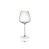 Buy cheap Food Grade Lead Free Vertical Stripes Crystal Wine Glasses 590ml Red Wine Glass from wholesalers
