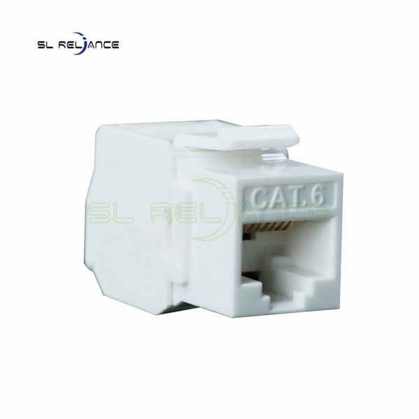 Unscreened UTP CAT6 RJ45 Keystone Jack Network Modular Jack 180 Degree