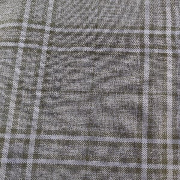 Shrink-Resistant 100% Polyester Plain Woven Dyed Yarn Fabric for School Uniform Suit
