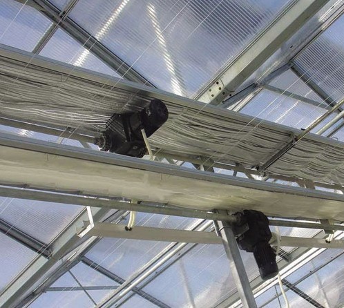 Gear Motor for Multi-Span Agricultural Greenhouses Shading and Ventilation System
