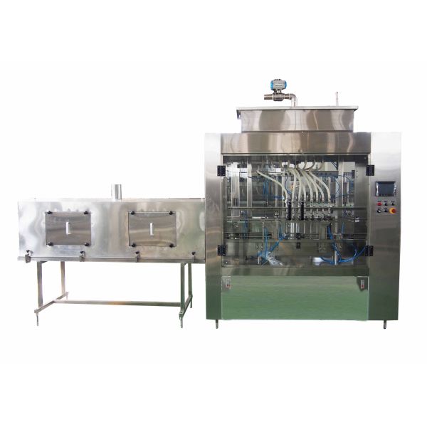 Powerful Timed Glass Bottle Filling Machine For Vinegar / Soy Sauce / Chili