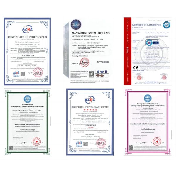 Modular Folding Container Houses Quick Assembly Customizable Durable