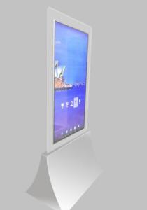 Quality Subway Double Sides Advertising Kiosks Displays 500 Nits All Steel Structure for sale