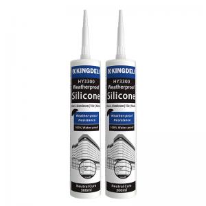 China Neutral Adhesives Waterproof Fast Cure Silicone Sealant For Marble on sale