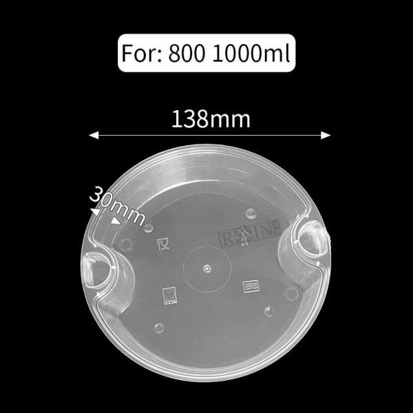 Plastic Restaurant Take Out Containers Leak Proof With Separate Insert Tray